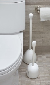 Perie WC OXO Good Grips cu suport, deschidere automata, borste rezistente - Img 9