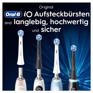 Perii de schimb Oral-B iO, curatare superioara, negru, 10 bucati - Img 8