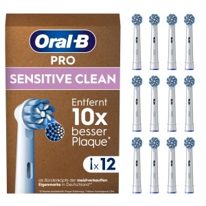 Periuta de dinti electrica Oral-B Pro Sensitive Clean, 12 bucati, alba