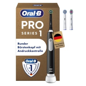 Periuta de dinti electrica Oral-B Pro Series 1, neagra, cu senzor de presiune