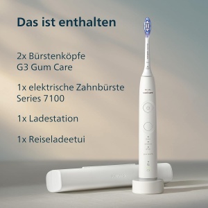 Periuta de dinti electrica Philips Sonicare 7100, Alb, 4 moduri de curatare, 3 intensitati - Img 10