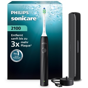 Periuta de dinti electrica Philips Sonicare Series 2000 HX402302, 2 intensitati, EasyStart, Negru