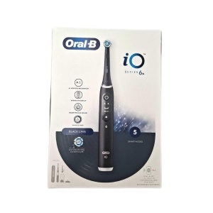 Periuta electrica Oral-B iO 6N, reincarcabila, neagra, cu 2 perii de schimb
