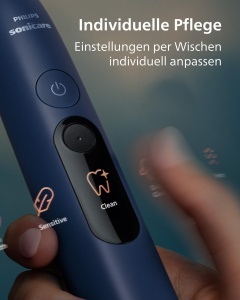 Periuta electrica Philips Sonicare DiamondClean 8500, 6 programe, control presiune, albastru inchis - Img 5