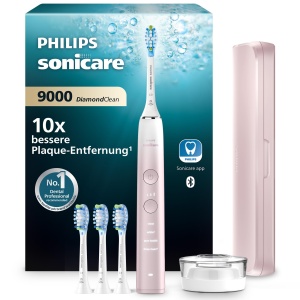 Periuta electrica Philips Sonicare DiamondClean 9000, alb, 4 moduri de curatare, 62.000 miscarimin
