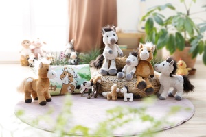 Perna din Plush NICI Holly K. Pony - Culoare maro, pentru copii, cadou ideal - Img 5