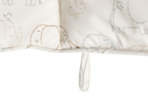 Perna pentru scaun Jollein Elephant Tales, imprimeu elefant, usor de curatat - Img 3
