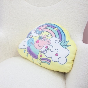 Perna Peppa Pig, Kissen Wendbar, 40x40 cm, Roz, Design Jucaus - Img 4
