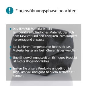 Perna TEMPUR Memory Foam Beinkissen Anthrazit Suport pentru Picioare Husa Lavabila - Img 6