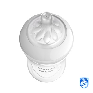 Philips Avent Baby Bottle Natural Response, Set cadou pentru nou-nascuti - 4 biberoane, suzeta ultra moale si perie pentru biberoane, bebelusi cu varsta cuprinsa intre 0 si 12 luni si peste (model SCD838/11) - Img 2