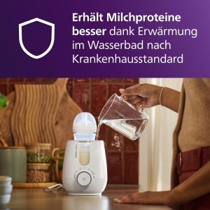Philips Avent SCF35900 Incalzitor si Sterilizator Biberoane 2-in-1 Tehnologie cu Abur si Senzor Inteligent - Img 4