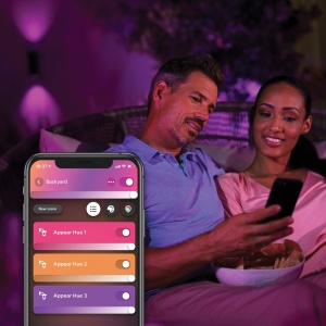 Philips Hue Appear Lampa LED Exterior Negru 1180 lm 16 Milioane Culori - Img 4