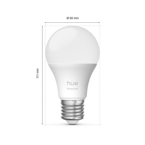Philips Hue Essential Smart LED A60 E27 8W Lumina ajustabila si colorata 4 buc - Img 9