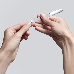 Pila de unghii premium ZWILLING Saphir, 130 mm, argintiu, pentru manichiura si pedichiura - Img 2