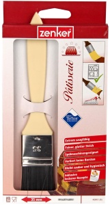 Pinsel de Copt Zenker Teflon 21,5 cm, NegruSilverCrem, Ideal pentru Unsoare si Glazurare - Img 5