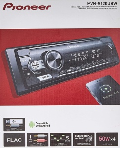 Pioneer MVH-S120UBW 1-DIN Autoradio Negru Compatibil Android USB si AUX - Img 5