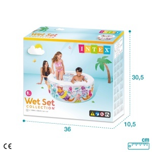 Piscina Gonflabila Intex 58480NP, 152 cm, Capacitate 360L, Multicolor - Img 6