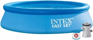 Piscina gonflabila Intex 8FT x 24IN, culoare albastra, material de calitate - Img 2