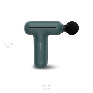 Pistol de masaj Medisana MG 200, compact, 4 capete, Smart-Modus - Img 2