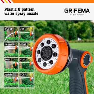 Pistol de stropit GRIFEMA GE1303, 8 moduri de udare, debit ajustabil - Img 4