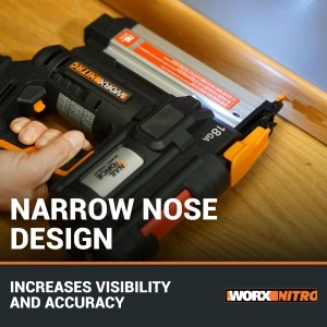 Pistol de unghii WORX WX842.9 18GA, 20V, fara acumulator si incarcator - Img 9