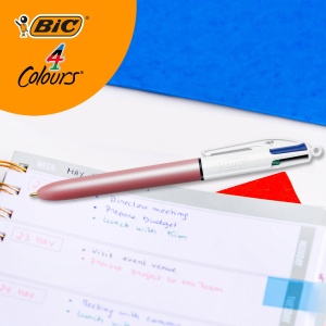 Pix BIC 4 Colours Pearl, 5 culori, design legendar, 1.0 mm - Img 8
