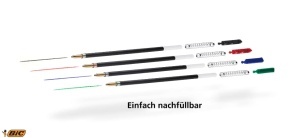 Pix BIC 4 Culori cu Bleistift, 4 Culori, 1 Bucata, Include 12 Mine Bleistift - Img 4
