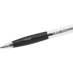 Pix BIC Atlantis Classic 0,32 mm Negru, Gummierte Griffzone, Transparent - Img 4