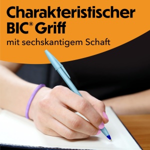 Pix BIC Cristal Pastell cu mina refillabila, 1.0 mm, 10 culori pastel - Img 6