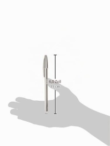 Pix BIC Cristal Shine, 20 bucati, culoare argintie, scriere neagra, 1,0 mm - Img 3