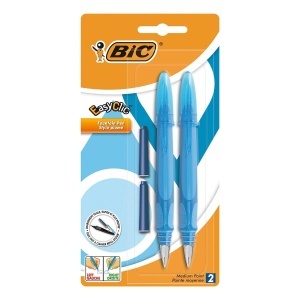 Pix cu cerneala BIC EasyClic, 2 bucati, culori assortate, cu sistem de umplere lateral - Img 7