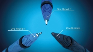 Pix cu gel Schneider One Hybrid C, 0.3 mm, set 4 culori negru, rosu, albastru, verde - Img 5
