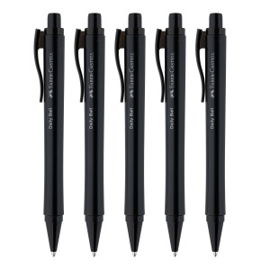 Pix Faber-Castell Daily Ball, 5 bucati, design mat, cerneala albastra