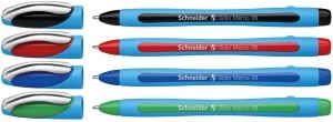 Pix Schneider Slider Memo XB, 4 culori, cu capac, scriere extrabreata