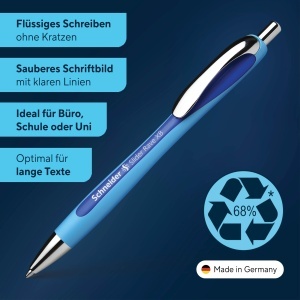 Pix Schneider Slider Rave XB, 5 bucati, albastru deschis, scriere extrabroad - Img 2