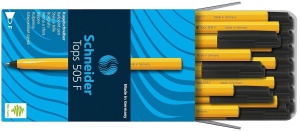 Pix Schneider Tops 505 F, 50 bucati, cu varf din otel inoxidabil, negru - Img 6