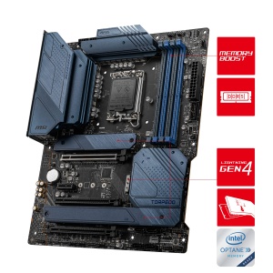 Placa de baza pentru jocuri MSI MAG Z690 TORPEDO ATX, suporta procesoare Intel de generatia a 12-a, LGA 1700, 16 Duet Rail VRM 70A, DDR5 Memory Boost 6400+MHz/OC, 1 x PCIe 5.0 x16, 3 x M.2 Gen4, 2.5G LAN - Img 3