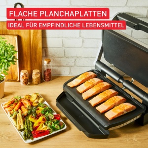 Placa de Gratar Tefal XA729810, Antiaderenta, pentru 6-8 Persoane, Negru - Img 5