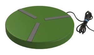 Placa de incalzire Kerbl pentru pasari, 250mm, 15W, verde - Img 2