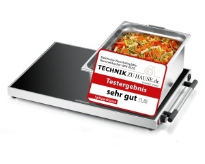 Placa de mentinere calda Rommelsbacher WPR 407E, inox, 61 x 41 cm, temperatura reglabila 40-105 C