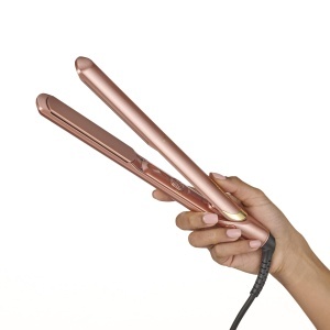 Placa de par BaByliss 2598PE, Keramikplatten, 235C, Roz Aurie - Img 6