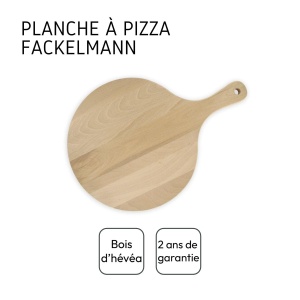 Placa de taiat Fackelmann Pizzabrett 30cm din lemn cu maner - Img 4