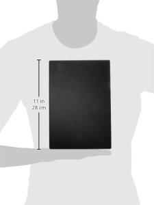 Placa de taiat Metaltex 73381538, Polyethylen, 29 x 20 x 1,5 cm, Negru - Img 4