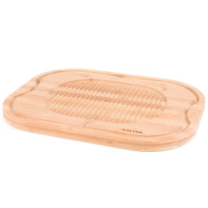 Placa de taiat Salter din bambus, 40 x 30 cm, cu suprafata texturata