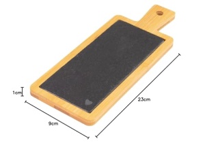 Placa servire Westmark Tapas Friends bambus si ardezie 23x9 cm maro deschisanthracit - Img 10