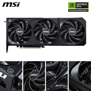 Placa video MSI GeForce RTX 5070 Ti 16G Shadow 3X OC, 16GB GDDR7, 2482 MHz - Img 2