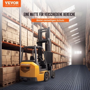 Placi pentru garaj VEVOR JQ-3050SMH, 50 bucati, grafit, 305 x 305 x 13,4 mm - Img 2