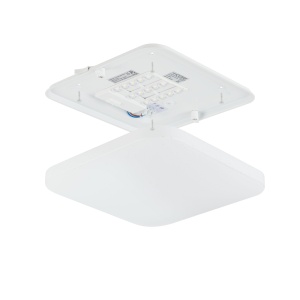 Plafoniera LED EGLO Frania-S, efect cer instelat, lumina calda, 28 cm, alb - Img 4