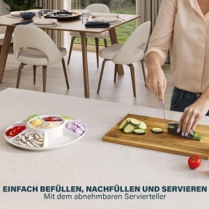 Plancha Electrica Chef Pirouette 45 x 45 cm, Termostat 220 C, Antihaft - Img 9