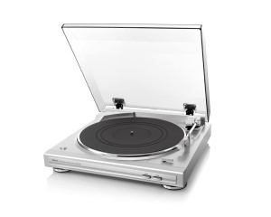 Platan cu vinil Denon DP-29F, automat, cu preamplificator, argintiu - Img 1